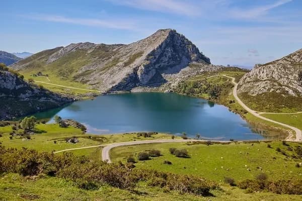 Vista aérea de Asturias