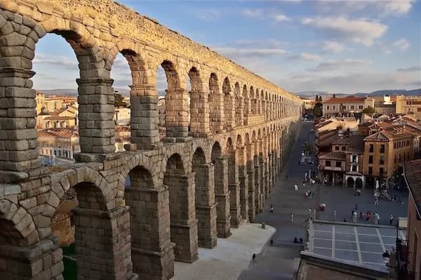 Vista aérea de Castilla y León