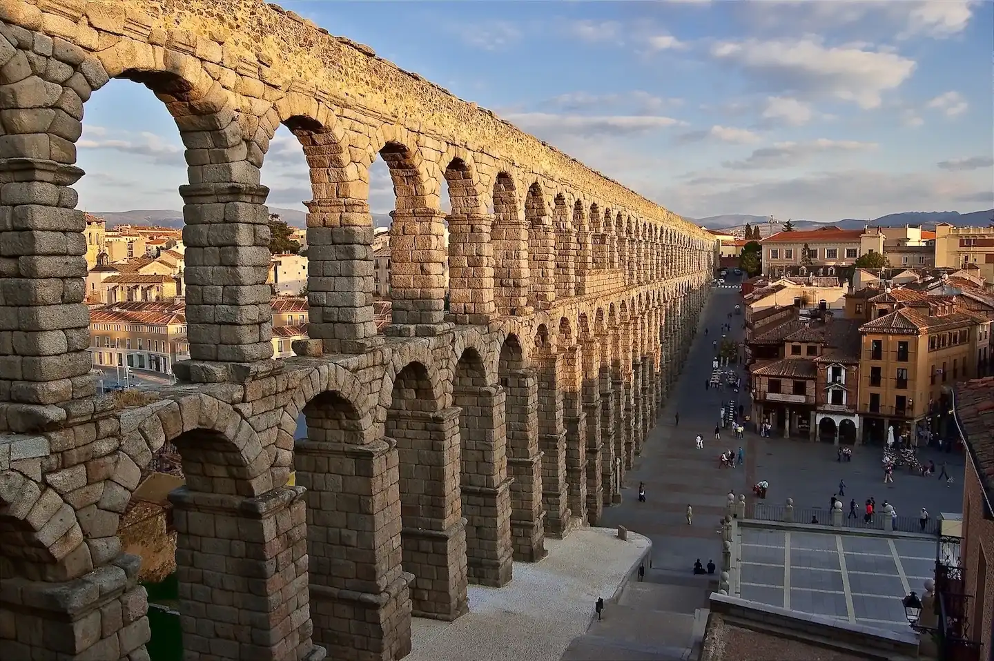 Vista aérea de Castilla y León