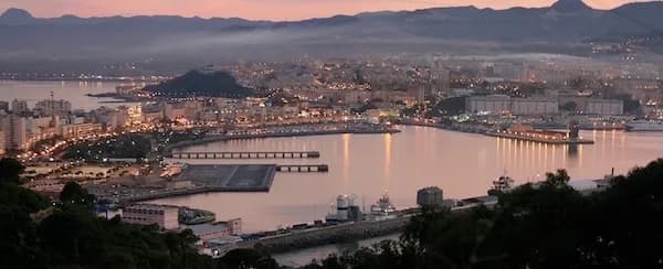 Vista aérea de Ceuta